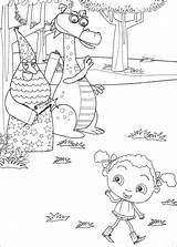 Coloring Pages Feet Franny Cartoons Hero Big sketch template
