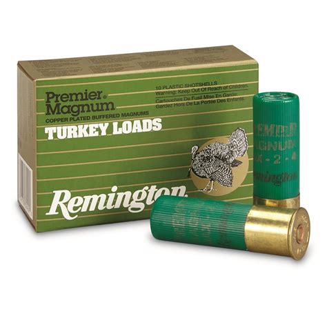 Remington Premier Turkey Loads 12 Gauge 3 Shell 2 Ozs Shot Weight