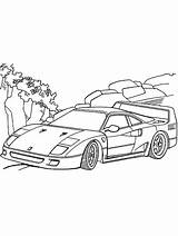 F40 Bugatti Enzo F50 Drucken Malvorlagen Vehicles sketch template