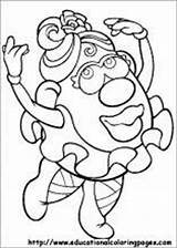 Potato Head Mr Coloring Pages Printable Fun Kids Educationalcoloringpages sketch template