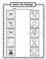 Worksheets Feelings Emotional Social Emotions Preschool Kindergarten Activities Identifying Learning Kids Coloring Teaching Set Pages Grade School Prek Homework Counseling sketch template