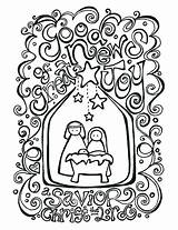 Coloring Pages Printable Nativity Christmas Color Activity Lds Christian Kids Noel Colouring Adults Joy Placemat Simple Clipart Sheets Placemats Crafts sketch template