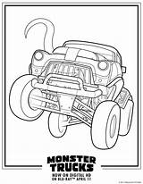Monster Trucks Coloring Truck Pages Printable Boys Drawing Getdrawings sketch template
