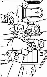 Simpsons Coloring Pages Simpson Print Color Printable Beautiful Kids Coloring2print sketch template