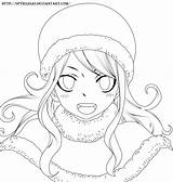 Fairy Tail Jubia Lineart Deviantart Dessin Coloring Pages Drawing Line Anime Fairytail Want sketch template