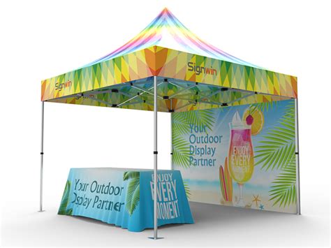 custom pop  canopy tent combos  signwin