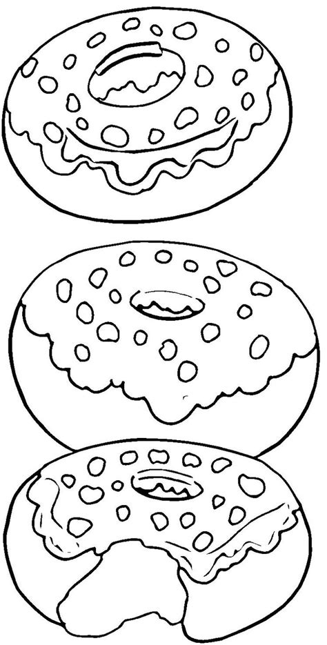 images   birthday  pinterest coloring pages donut