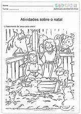 Nascimento Cristo Atividades Tamanho sketch template