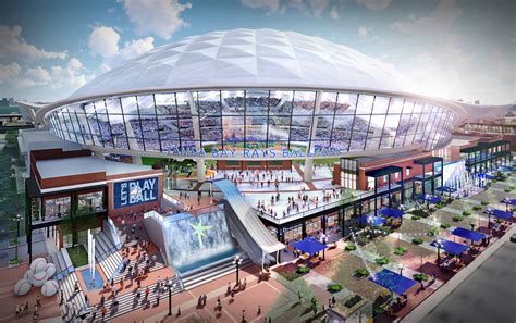rays unveil ybor city ballpark renderings cost estimate ballpark digest