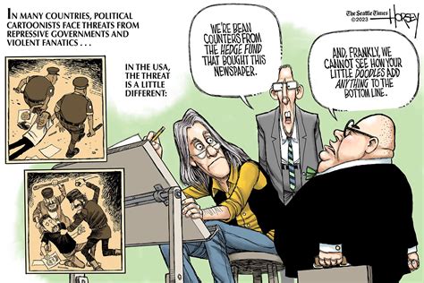 political newspaper cartoons