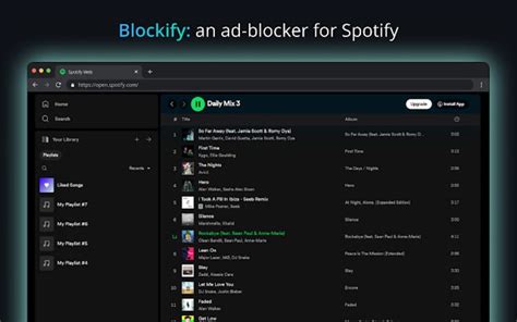 spotify ad blocker blockify  google chrome extension