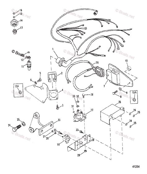 mercruiser inboard gas engines oem parts diagram  wiring harness