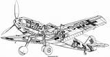 Messerschmitt Airplane Ww sketch template