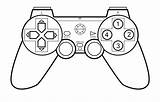 Playstation Atari sketch template