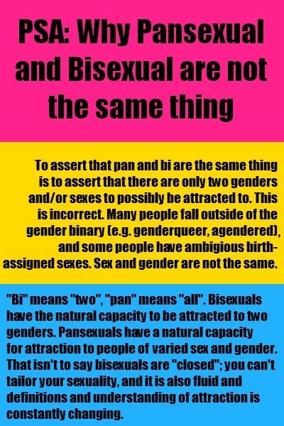 Pansexual Facts This Is A Common Misconception In Fact Many