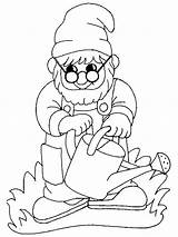 Gnome Pages Coloring Gnomes Wonder sketch template