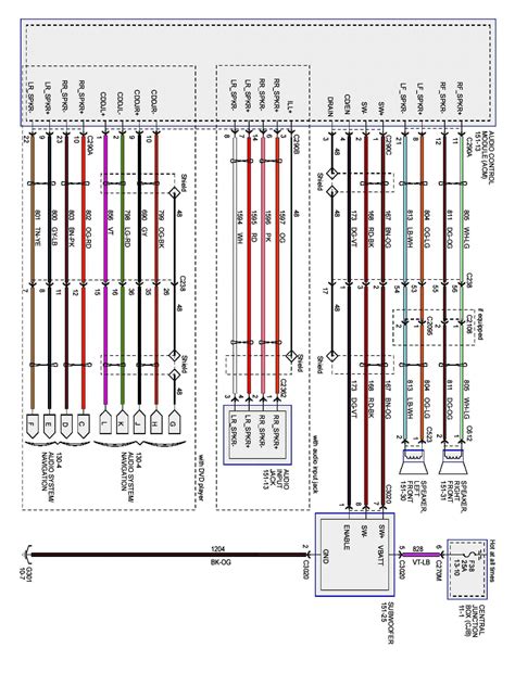 ford   wiring harness wiring diagram detailed ford  trailer wiring harness diagram