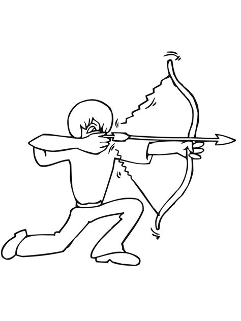 archery coloring pages  coloring pages  kids