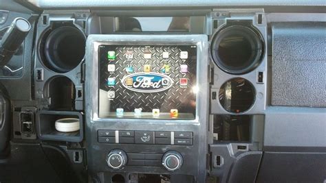 tkos custom ipad dash mount ford  forum community  ford truck fans