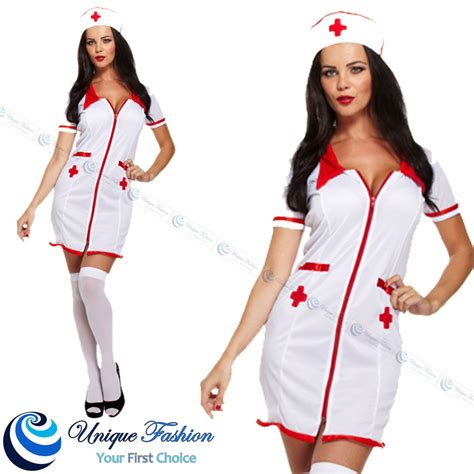 new adult sexy scrub naughty nurse uniform ladies fancy dress hen party costume ebay