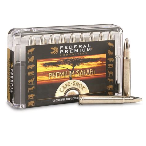 Federal Premium Capeshok 375 Handh Mag Tbbc 300 Grain 20 Rounds