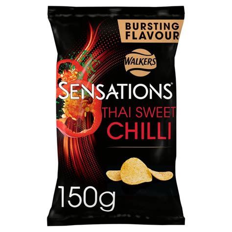 Morrisons Walkers Sensations Thai Sweet Chilli Crisps 150g Product