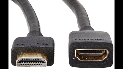 amazonbasics hdmi extension cable ft unboxing youtube