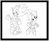 Sonic Generations Pages Coloring Super Classic Hedgehog Template sketch template