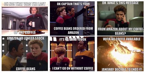 Star Trek Voyager Coffee Needed For Captain Kathryn