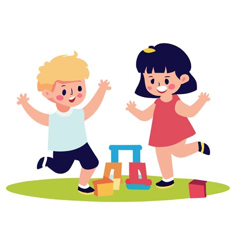 kids playing clipart transparent background  png