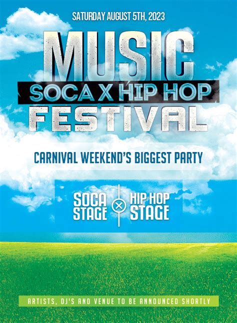 Soca X Hip Hop Festival Caribana Info And Tickets