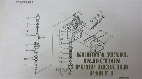 kubota  cylinder diesel injection pump manual