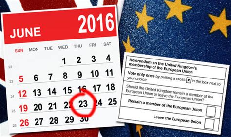 eu referendum pm signals brexit vote    june  politics news express