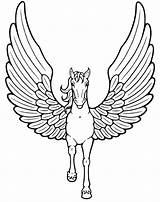 Unicorn Coloring Pages Horse Printable Pegasus Bestappsforkids Kids sketch template