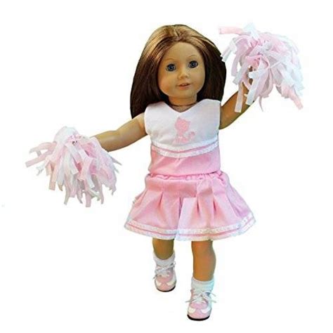 Doll Clothes For American Girl Dolls 6 Piece Cheerleading Outfit