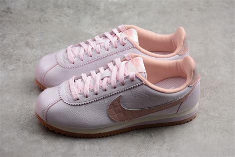 womens nike classic cortez leather lux pearl pink