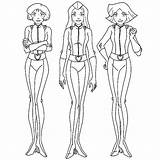 Totally Spies Pages Coloring Characters Xcolorings 700px 101k Resolution Info Type  Size Jpeg sketch template