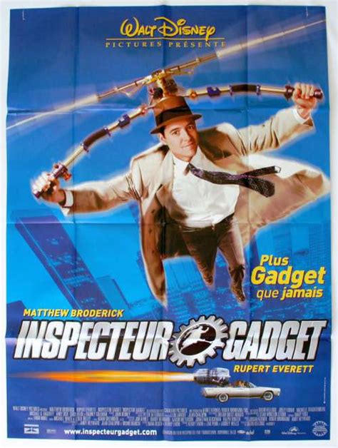 affiche de cinéma 120 x 160 du film inspecteur gadget 1999