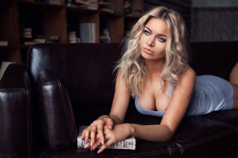 wallpaper face women model blonde long hair