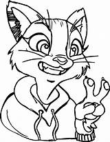 Coloring Alright Hopps sketch template