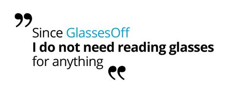 Put Your Reading Glasses In The Past Glassesoff Vision Therapy