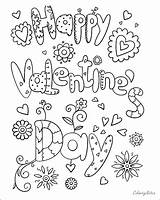 Coloring Pages Printable Kids Valentine Valentines Cards Happy Cute Easy Their Special Blessing Praise Teachers Parents Days Way Also These sketch template