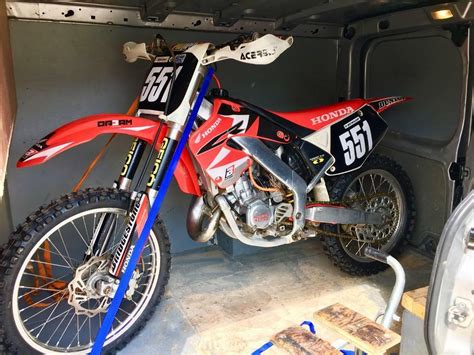 honda cr   stroke motocross bike  spencers wood