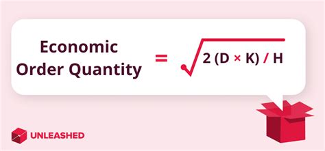 economic order quantity explained formulas     unleashed software
