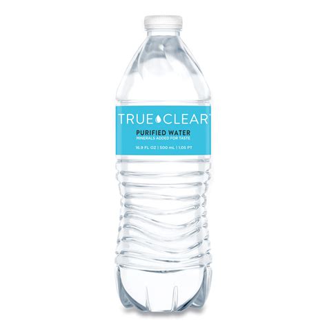 buy true clear purified bottled water  oz bottle  bottles