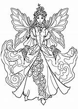 Coloring Pages Fairy Read sketch template