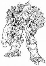 Beast Megatron sketch template