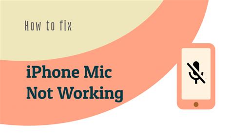 iphone mic  working heres  fix super easy