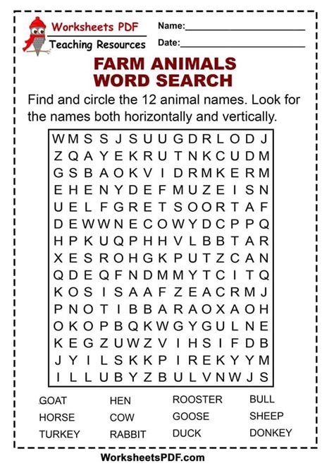 worksheets   school age kiddos word search