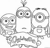 Coloring4free Minion sketch template